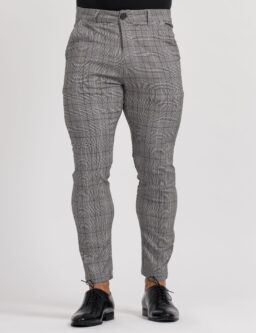 Spodnie Szare W Kratę V2