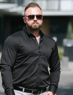 Koszula Czarna Classic/Slim