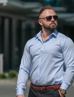 Koszula Błękitna Classic/Slim